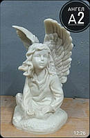 Скульптура ангела з литтявого мармуру No2