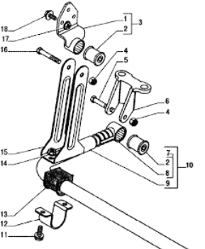 Втулка стабілізатора Собола переднього (штанги) 2217-2906040