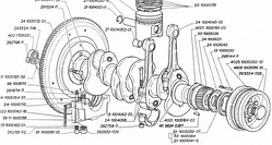 Перстень поршневого пальця Газель,  дв.402 компл.8шт (пр-во Європа) 402-1002222