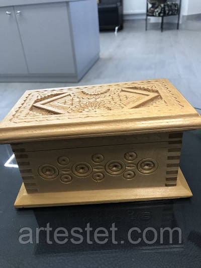 Скринька дерев'яна для прикрас, фото 1