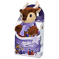 Новогодний Набор сладостей Milka c мягкой игрушкой Олень 96.5 г