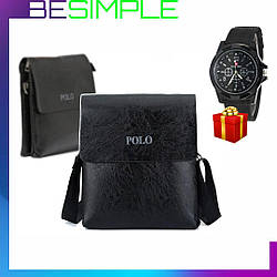 Чоловіча сумка через плече Polo Videng Leather (27 x 24 x 8 см) / Чоловічі сумки та барсетки