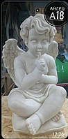 Скульптура ангела из литьевого мрамора №18
