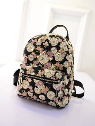 Рюкзаки з квітами та годинником!, фото 1