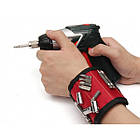 Магнітний Браслет для інструментів Magnetic Wristband червоний, фото 6