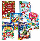 Адвент календар шоколадний Барон Новорічний Baron шести видів 30*50 г Польща (30 шт/1 ящ), фото 2