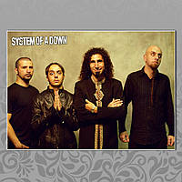 Плакат А3 Рок System of A Down