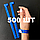 Вініловий браслет на руку для контролю пластиковий контрольний браслет 16 мм Світло-фіолетовий - 500 шт, фото 4