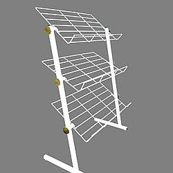 Стійка для взуття на три полки шириною 66 (см)