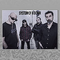 Плакат А3 Рок System of A Down 004