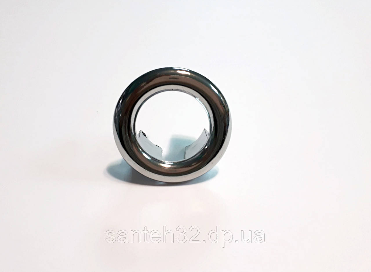Кольцо декоративное для переливного отверстия умывальника 22мм "кольцо" - фото 2 - id-p1507046741
