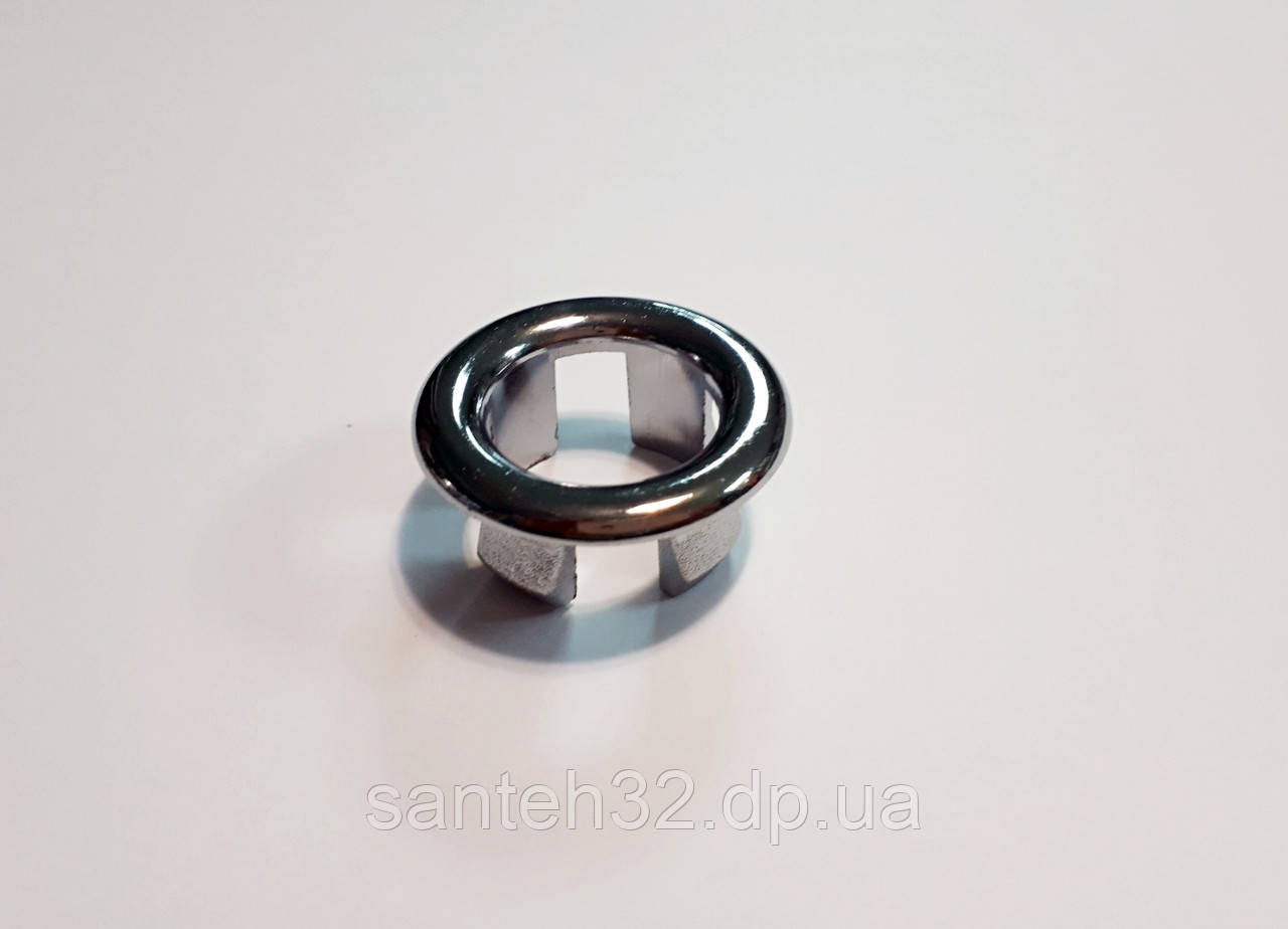 Кольцо декоративное для переливного отверстия умывальника 22мм "кольцо" - фото 5 - id-p1507046741