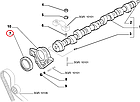 Сальник розпредвалу (55х70-8) на Fiat Ducato 244, Peugeot Boxer, Citroen Jumper (02-06) 2.8, 98454041, 080729, фото 5