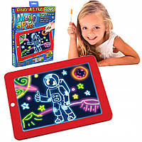 Световой планшет для рисования MAGIC SKETCHPAD детский - рисовальный планшет