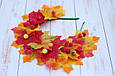 Осінній обруч / ободок для волосся з осіннім листям і ягодами 486 Об, фото 2