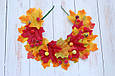 Осінній обруч / ободок для волосся з осіннім листям і ягодами 486 Об, фото 3