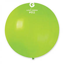 Латексна кулька пастель зелений світлий (салатовий) 31"/11/80см Light Green