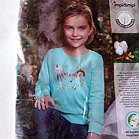 Дитячий теплий світшот Веселка для дівчинки 74/80 Impidimpi