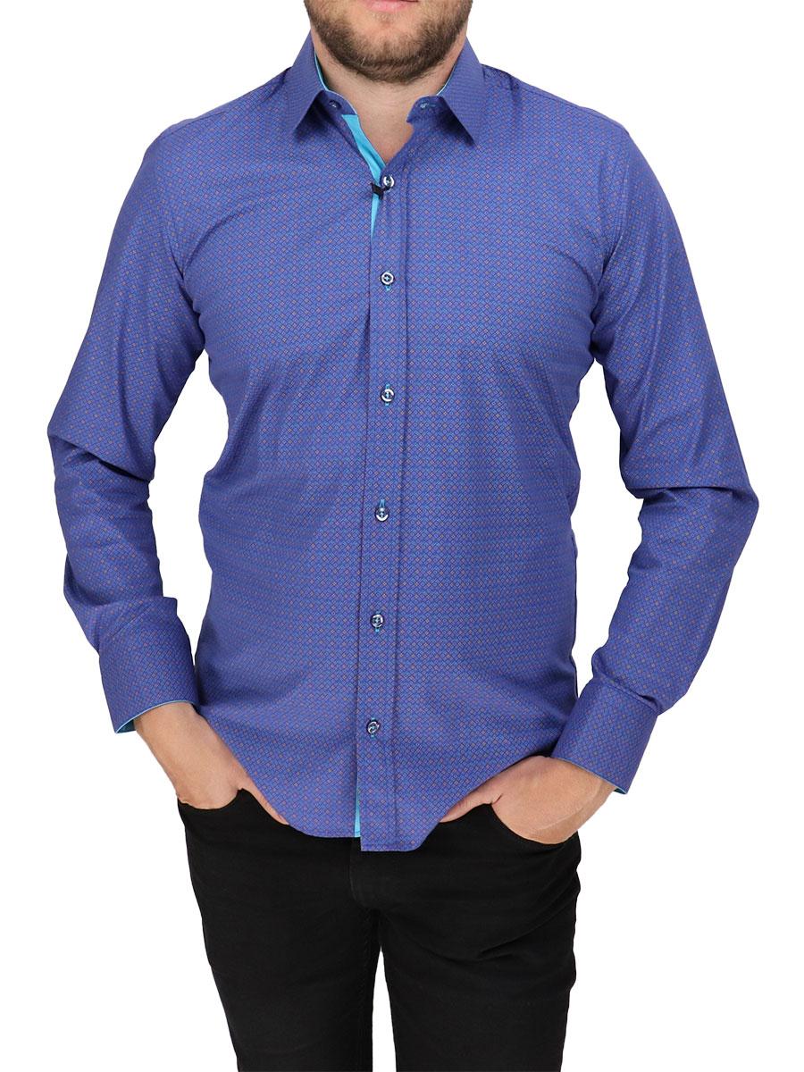 Синя чоловіча сорочка Negredo 0320 ND 04, фото 1