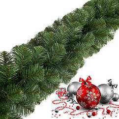 Новорічна гірлянда з хвої Лісова 2.5 м ПВХ (Зелена)