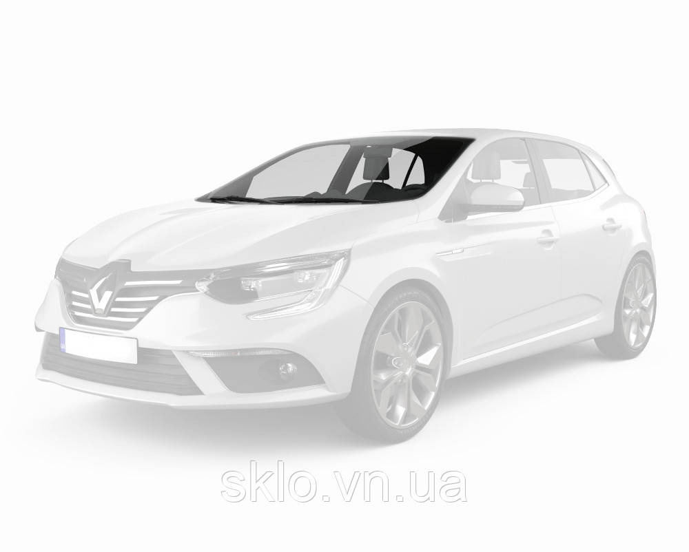 Лобовое стекло Renault Megane IV (2016-) /Рено Меган IV с датчиком дождя камерой - фото 1 - id-p1468276816