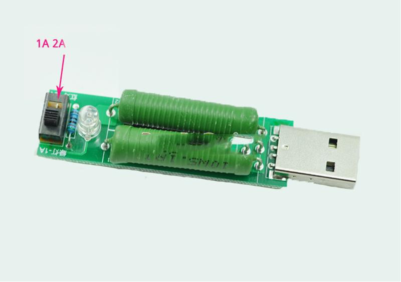 Нагрузка USB, нагрузочный резистор, нагрузка для тестера - фото 1 - id-p234373237