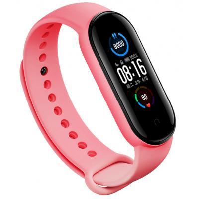 Ремінець до фітнес браслета BeCover Silicone для Xiaomi Mi Smart Band 5 Pink (705069), фото 1