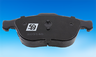 Комплект передніх гальмівних колодок на Renault Laguna 2/SOLGY 209140