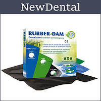 RUBBER DAM, платки для коффердама СРЕДНИЕ ЧОРНЫЕ МЯТА 36 шт