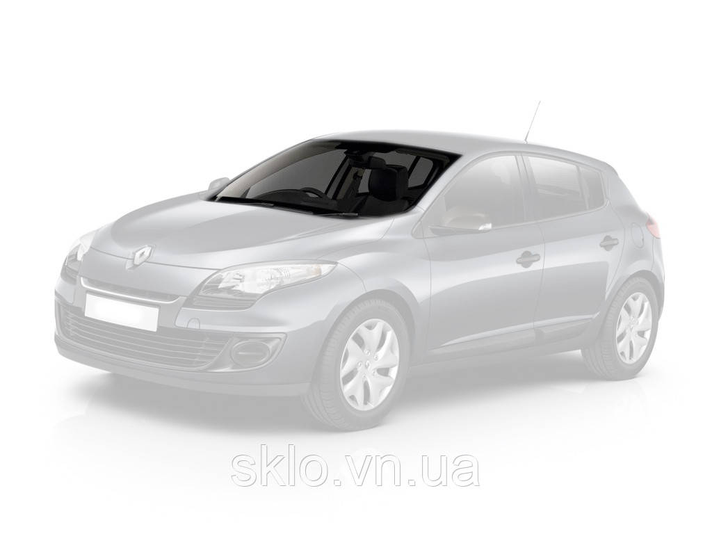 Лобове скло Renault Megane III / Fluence (2009-2015) (Рено Меган III / флюенсу) з датчиком дощу