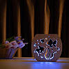 Світильник нічник ArtEco Light з дерева LED "Акваріум" з пультом та регулюванням кольору, RGB, фото 7