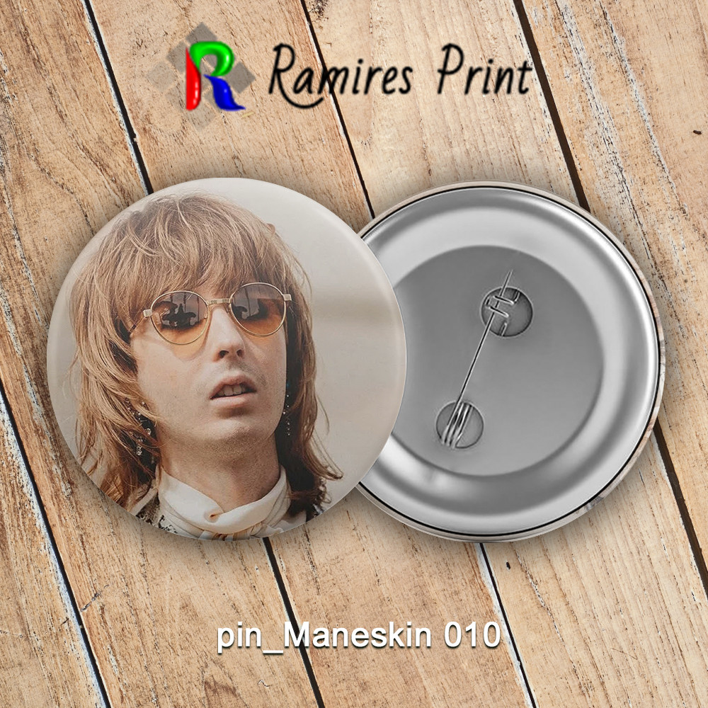 Значок 44 мм рок Maneskin 010, фото 1
