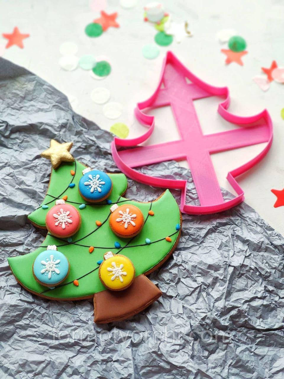 3D-формочки-вирубки для пряників "Ялинка 35"