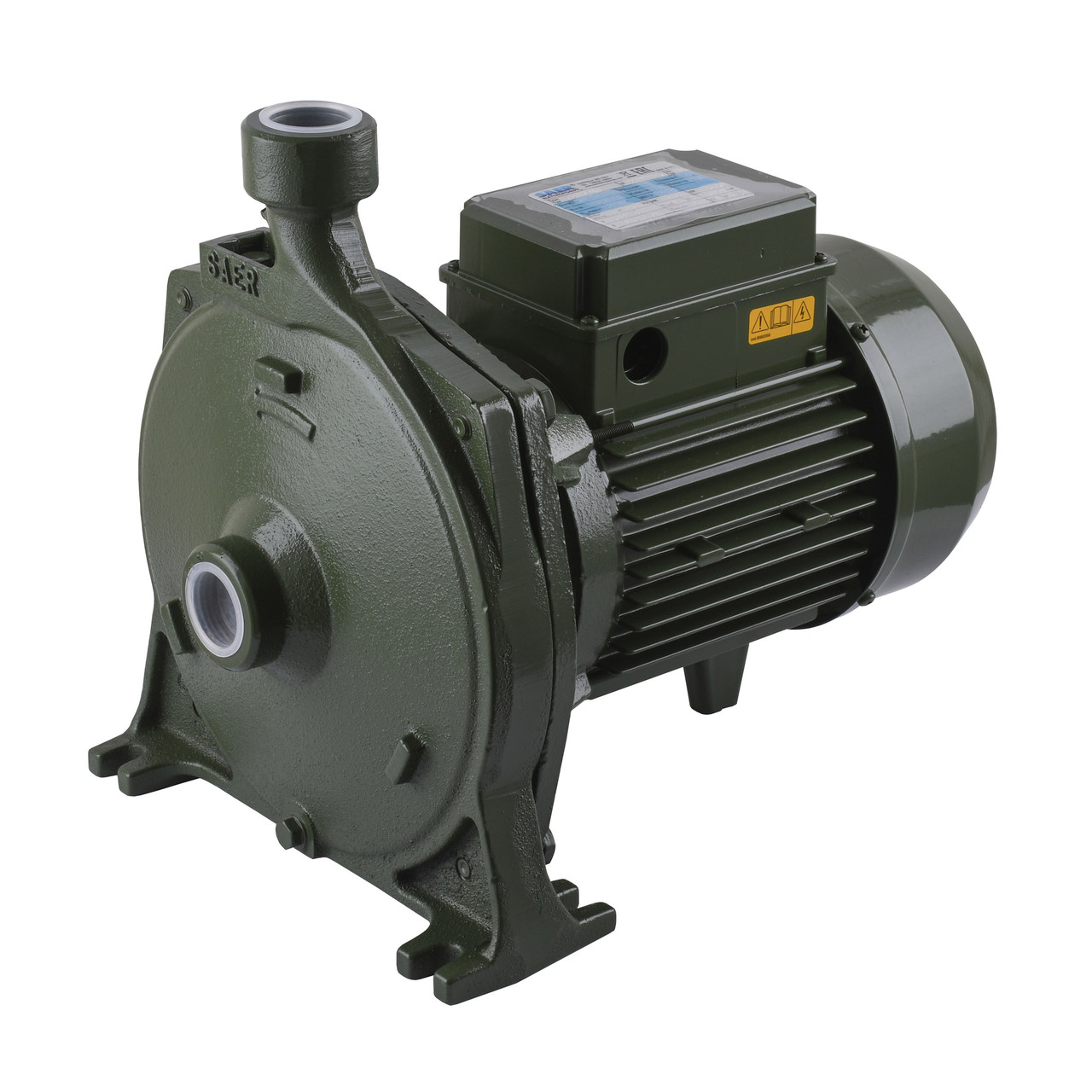 Насос відцентровий CB1 1,5 кВт SAER (7.2 м3/год, 52 м) трифазний, фото 1