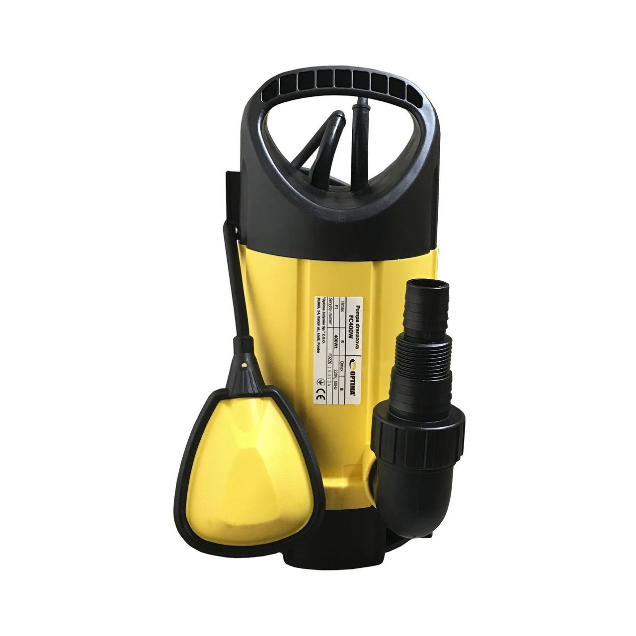 Насос дренажний Optima FC400W 0,4 кВт, фото 1