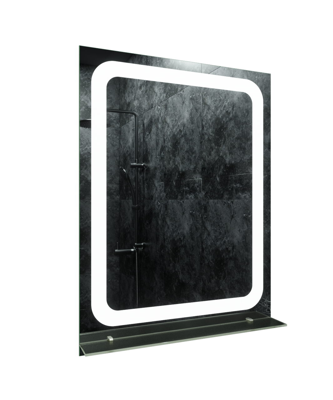 Дзеркало LED (53*68*2,5см) VZ-D55 з полицею