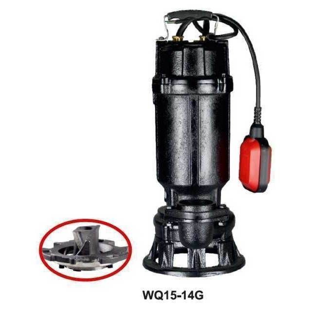 Насос фекальний з ріжучим механізмом VOLKS WQ15-14G 1,5 кВт