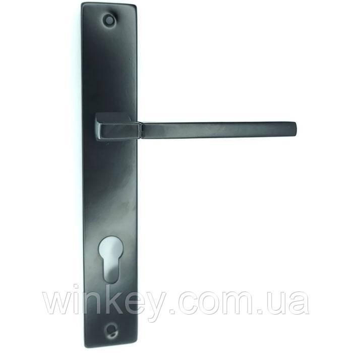 Ручка на планці TRION STYLE-AL 85 мм чорна, фото 1