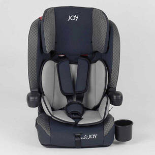 Дитяче автокрісло JOY 24812 система ISOFIX, універсальне, група 1/2/3, вага дитини від 9-36 кг, сіре, фото 3
