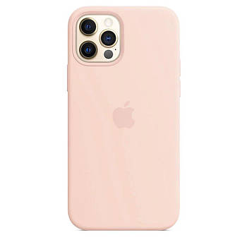 Чохол Silicone FULL case для IPhone 13 Pro max Pink Sand (01) пудра