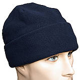 Флісова шапка Pro Company з термоподкладкой 3M Thinsulate синя 10853G, фото 2