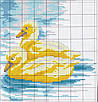 Набір для вишивання за нанесеною на канву схемою "Butterflies gather honey". AIDA 14CT printed, 33*18 см, фото 6