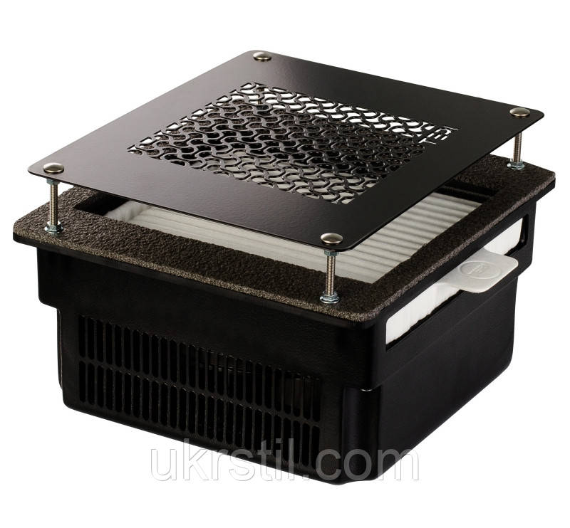 Врізна манікюрна витяжка з HEPA фільтром Teri 800, колір чорний (сітка чорна), фото 1