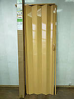 Двері розсувні міжкімнатні квіти, бук глухі гармошка 810х2030х6 мм