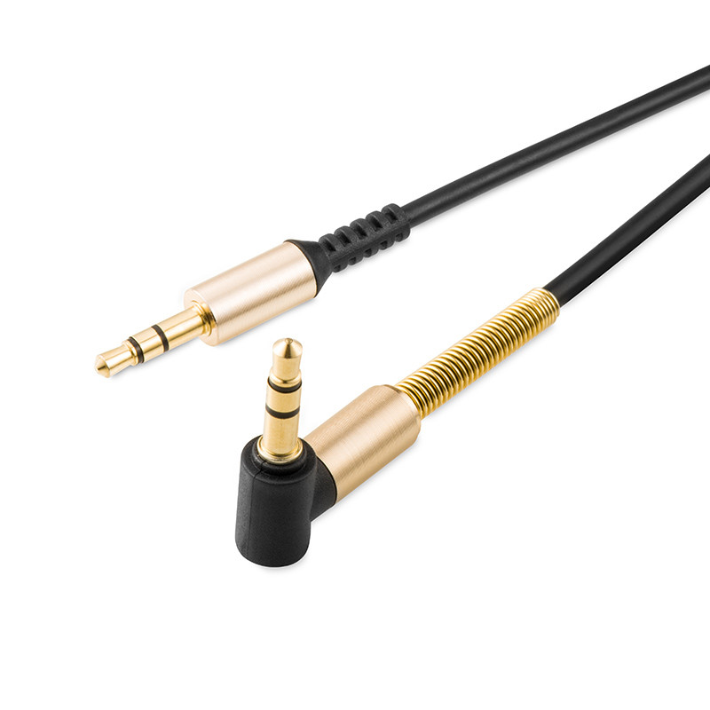 Аукс кабель для автомагнитолы Шнур aux aux кабель Cable 3.5mm to 3.5mm 1m - фото 1 - id-p1507164379