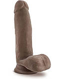 Фалоімітатор Au Naturel 7 Sensa Feel Dildo Chocolate, фото 2