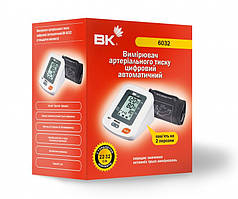 Вимірювач артеріального тиску цифровий автоматичний ВК 6032 (стандартна манжета)