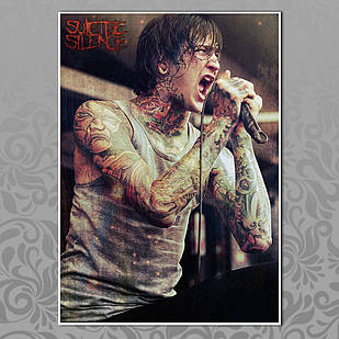 Плакат А3 Рок Suiside Silence 004