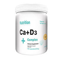 Мінерально-вітамінний комплекс Кальцій+Д3 EntherMeal Ca+D3 Complex 120 капсул