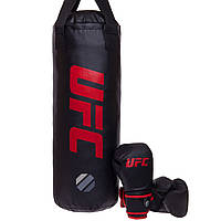 Боксерский набор детский (перчатки+мешок) h-60 см UFC Boxing UHY-75154